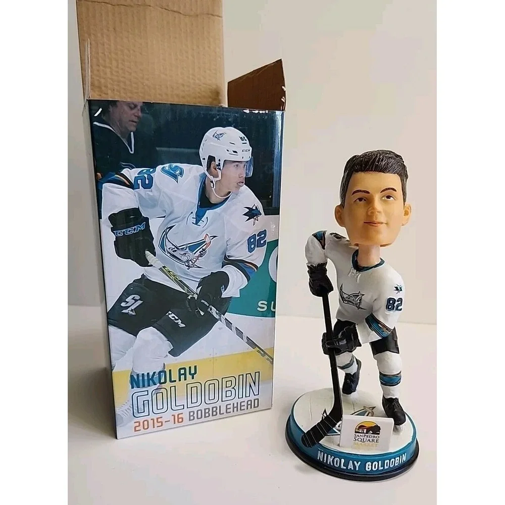 San Jose Sharks NIKOLAY GOLDOBIN Bobblehead 2015-16 - New in Box!